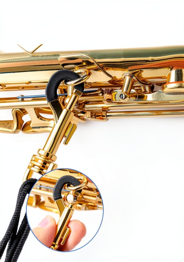 Keenso Saxophone Strap Aluminum Metal Adjustable-7
