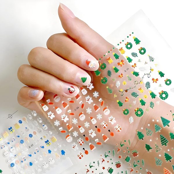 Christmas Nail Art Stickers Namrec Beauty-1