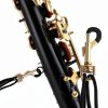 Saxophone Neck Strap Ranming Leather Y-Shape-5