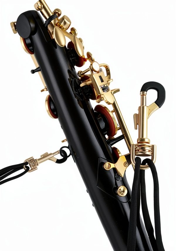 Saxophone Neck Strap Ranming Leather Y-Shape-5