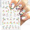 Embossed Christmas Light String Nail Stickers IDDFEVE-1