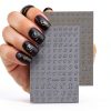 Letter Nail Stickers Qdsuh Brand Nail Art-3
