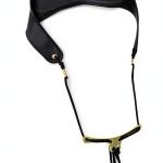 Saxophone Neck Strap Ranming Leather Y-Shape-0
