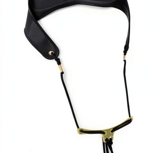 Saxophone Neck Strap Ranming Leather Y-Shape-0