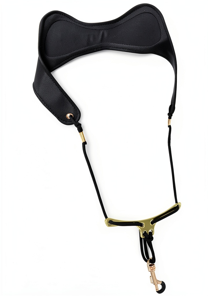 Ranming saxophone neck strap being adjusted on a stage