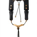 Saxophone Strap by Pavo, Leather, Adjustable, Unisex-0