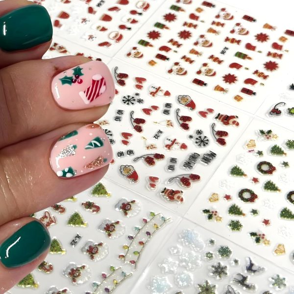 Christmas Nail Art Stickers Namrec Beauty-2