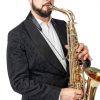 Saxophone Neck Strap Ranming Leather Y-Shape-6