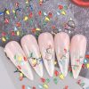 Embossed Christmas Light String Nail Stickers IDDFEVE-2