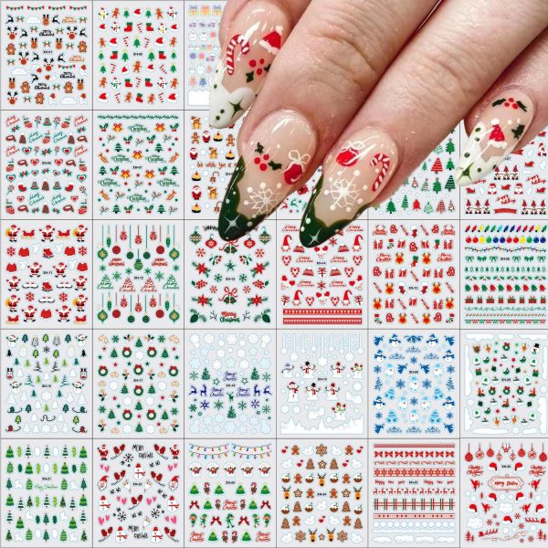 Christmas Nail Art Stickers Namrec Beauty-0