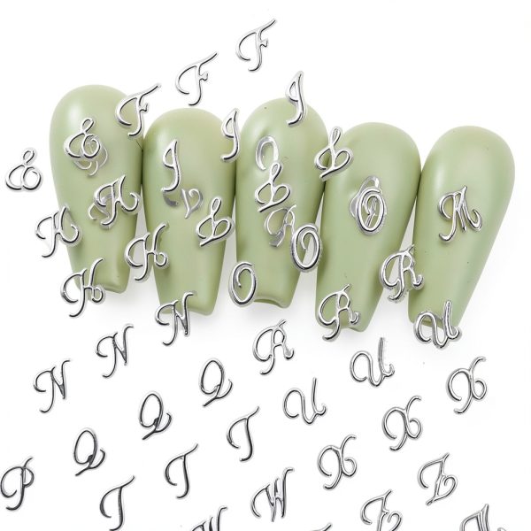Letter Nail Stickers Qdsuh Brand Nail Art-6