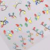 Embossed Christmas Light String Nail Stickers IDDFEVE-3