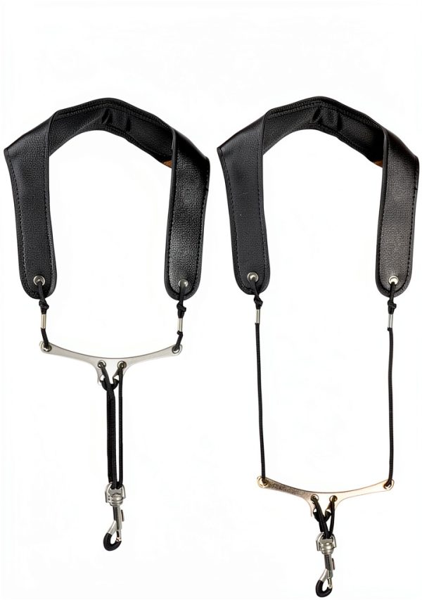 Saxophone Neck Strap Ranming Leather Y-Shape-3