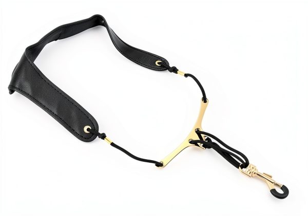 Saxophone Neck Strap Ranming Leather Y-Shape-1