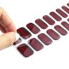 Cat Eyes Red Gel Nail Stickers by jmeowio Nail Art-3