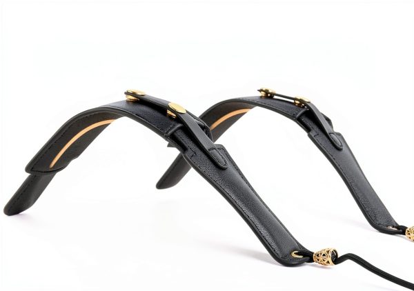 Saxophone Strap by Pavo, Leather, Adjustable, Unisex-4