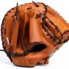 Adult Baseball Glove Softball Catchers Mitt PVC Leather-1