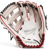 Worth 13" Pro H-Web Softball Glove Leather Catcher Mitt-2
