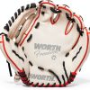 Worth 13" Pro H-Web Softball Glove Leather Catcher Mitt-3