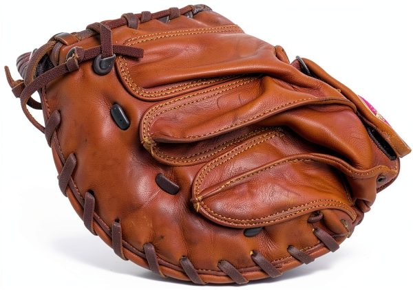 Shoeless Joe 32-Inch Catcher Mitt Brown Leather Youth Model Left Hand-3