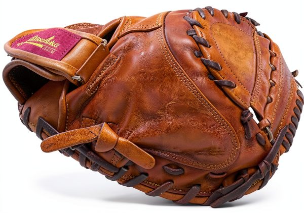 Shoeless Joe 32-Inch Catcher Mitt Brown Leather Youth Model Left Hand-4