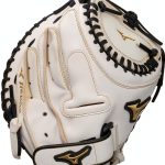 Mizuno Softball Catcher's Mitt White Adult-0
