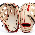 Worth 13" Pro H-Web Softball Glove Leather Catcher Mitt-0