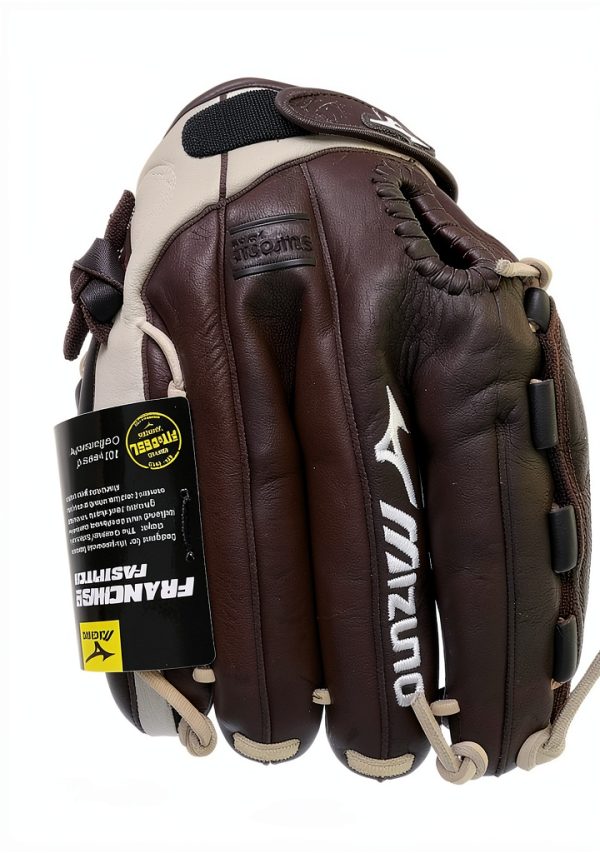 Mizuno Fastpitch Softball Glove 12" Coffee Silver Trident Ready-4