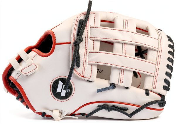 Worth 13" Pro H-Web Softball Glove Leather Catcher Mitt-1