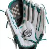 Wilson Youth Softball Catcher's Mitt 12" White Mint Green-0