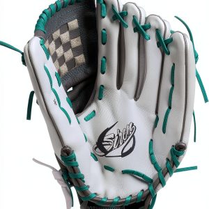 Wilson Youth Softball Catcher's Mitt 12" White Mint Green-0