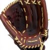 Mizuno Fastpitch Softball Glove 12" Coffee Silver Trident Ready-1