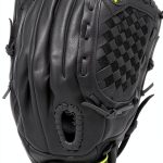 Mizuno Prospect Fastpitch Youth Softball Mitt 12.5" Black Right Hand-0
