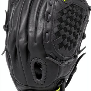 Mizuno Prospect Fastpitch Youth Softball Mitt 12.5" Black Right Hand-0