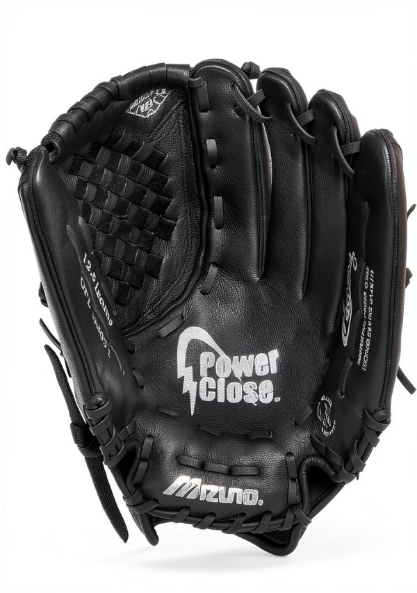 Mizuno Prospect Fastpitch Youth Softball Mitt 12.5" Black Right Hand-1