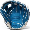 Wilson A2000 Fastpitch Softball Glove Sky Blue/White Infield 12"-5