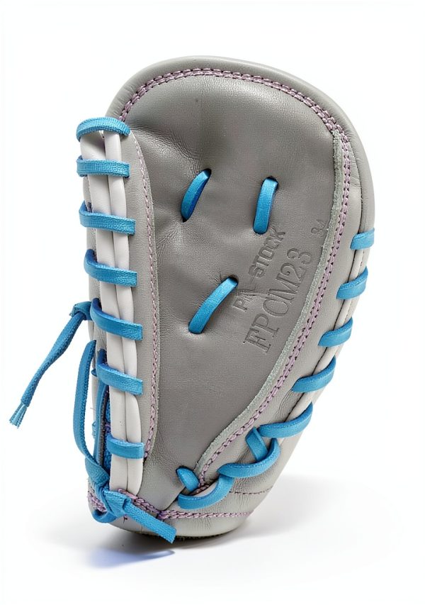 Wilson Fastpitch Softball Catcher's Mitt 34" Sky Blue Grey Lavender-9
