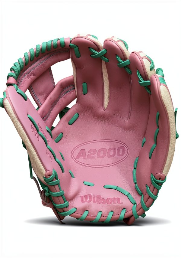 Wilson A2000 Fastpitch Softball Infield Glove 11.75" White Seafoam-5