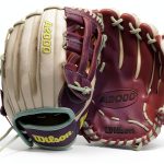 Wilson A2000 Outfield Glove 12.25" Left Hand White/Purple/Seafoam-0