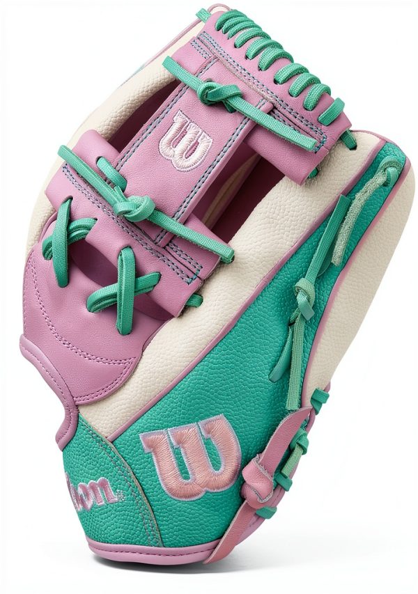 Wilson A2000 Fastpitch Softball Infield Glove 11.75" White Seafoam-6