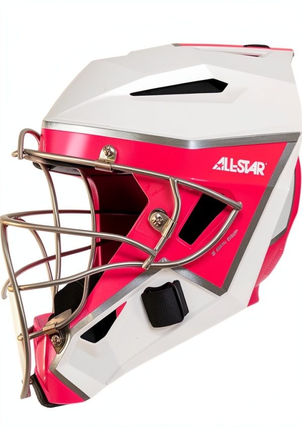 All-Star Softball Catcher Set with Helmet, Chest Protector, Leg Guards-4