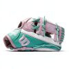 Wilson A2000 Fastpitch Softball Infield Glove 11.75" White Seafoam-1