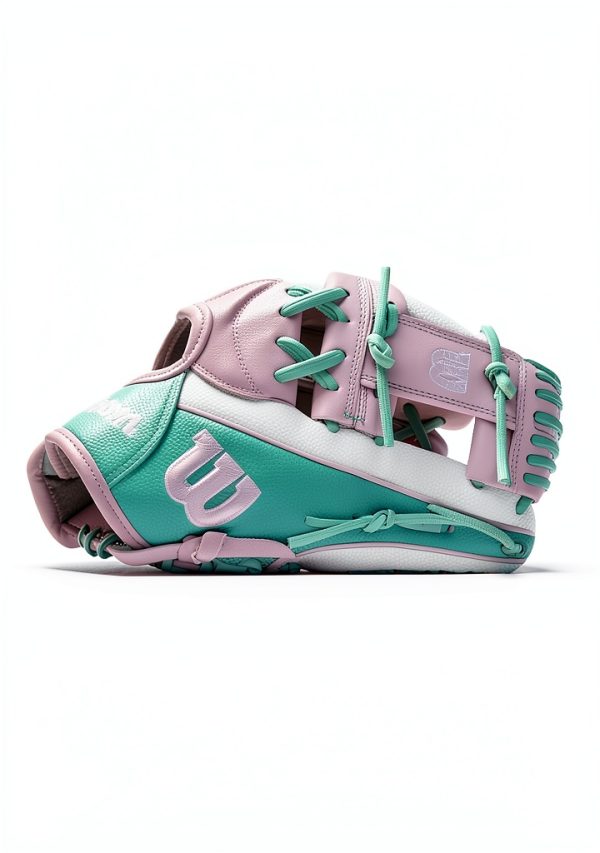 Wilson A2000 Fastpitch Softball Infield Glove 11.75" White Seafoam-1