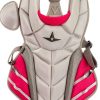All-Star Softball Catcher Set with Helmet, Chest Protector, Leg Guards-0