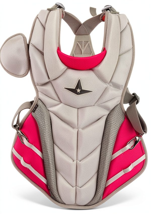 All-Star Softball Catcher Set with Helmet, Chest Protector, Leg Guards-0