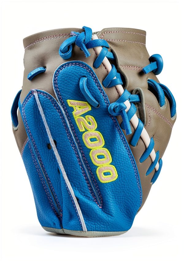Wilson Fastpitch Softball Catcher's Mitt 34" Sky Blue Grey Lavender-8
