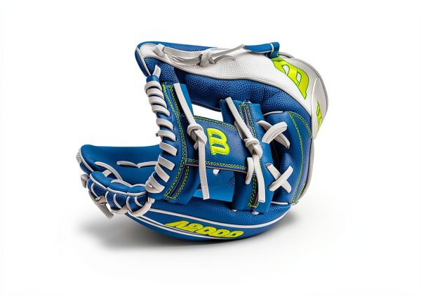 Wilson A2000 Fastpitch Softball Glove Sky Blue/White Infield 12"-3