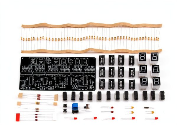 DIY Electronic Clock Kit ZORZA 6-Digit 4.5-5.5V Soldering Set-3