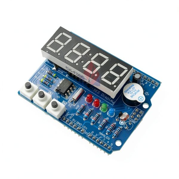 RTC TM1636 DS1307 Real Time Clock Shield by Paialu Module for Arduino-2