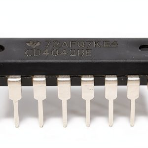 CD4042BE TI CMOS Quad Clocked D Latch IC DIP-16 Pack of 5-0